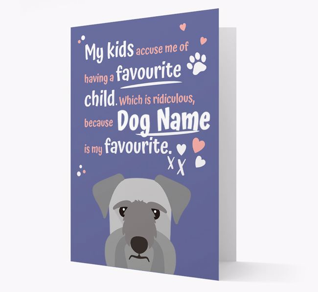 'Favourite Child' - Personalised {breedFullName} Card 